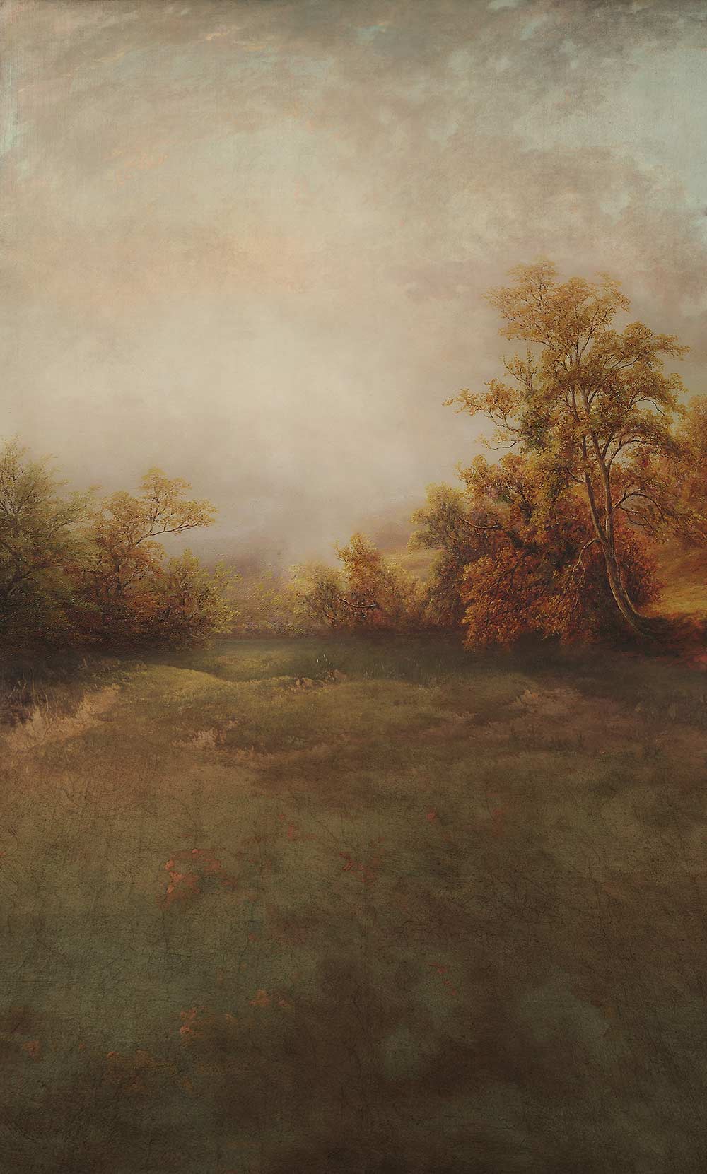 Avezano Field Lawn Oil Painting Photography Backdrop-AVEZANO