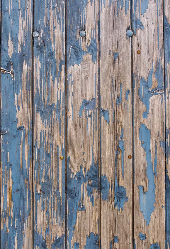Avezano Retro Peeling Dark Blue Paint Wood Backdrop Photography-AVEZANO