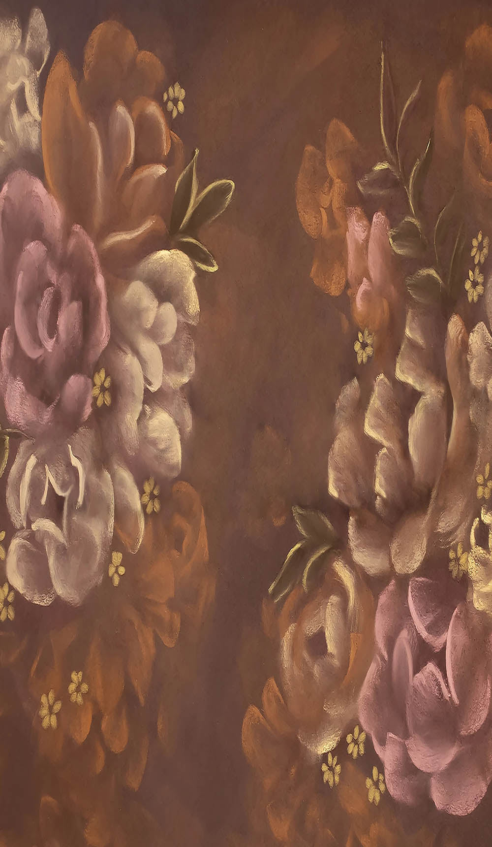 Avezano Artistic Flowers Sweep Photography Backdrop-AVEZANO