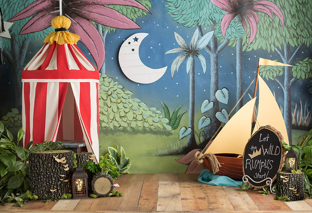 Avezano Let The Wild Rumpus Start Adventure Photography Backdrop
