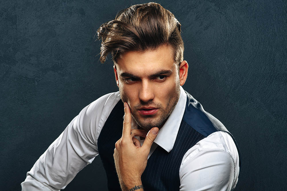 Toile de fond pour photographie de portrait artistique abstrait texturé bleu foncé Avezano