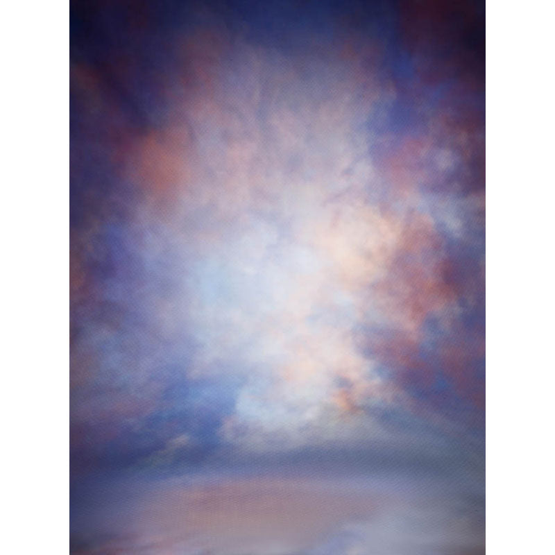 Avezano Blue Smoke Abstract Texture Photography Backdrop for Portrait