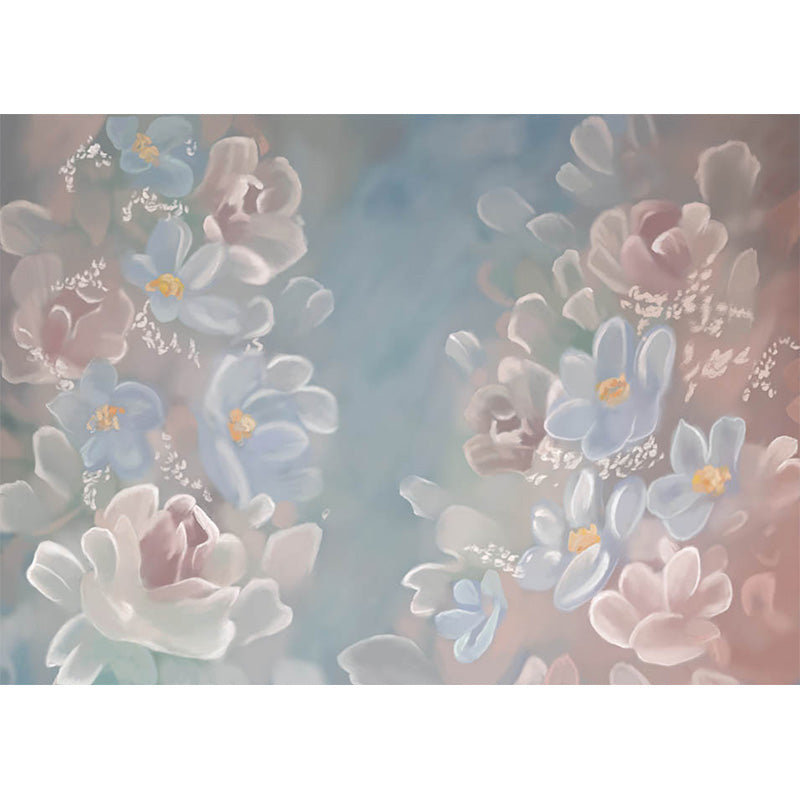 Avezano Pastel Color Handpainted Floral Photography Backdrop-AVEZANO