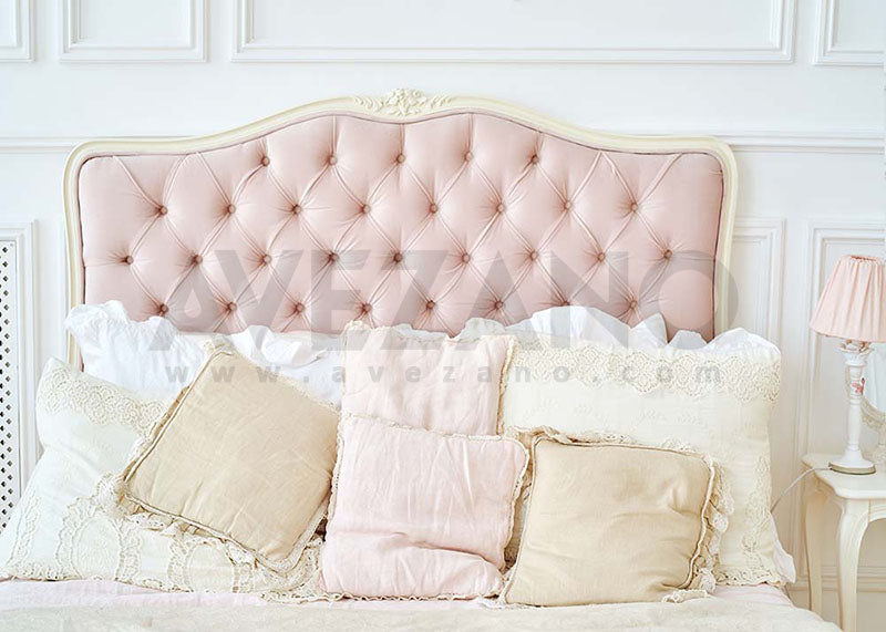 Avezano Pink Headboard Backdrop For Photography-AVEZANO