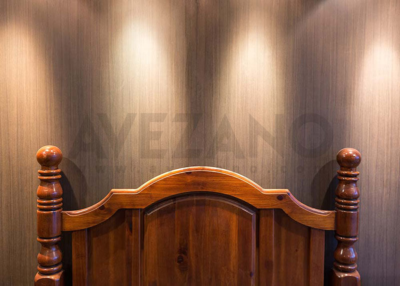 Avezano Brown Wood Headboard Backdrop For Photography-AVEZANO