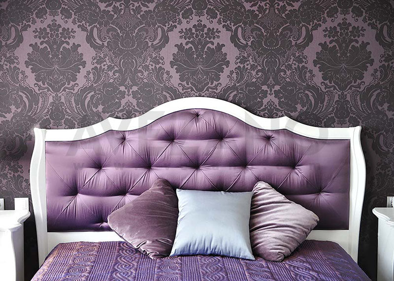 Avezano Purple Pattern Headboard Backdrop For Photography-AVEZANO