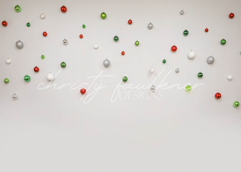 Avezano Christmas Ornament Photography Backdrop-AVEZANO
