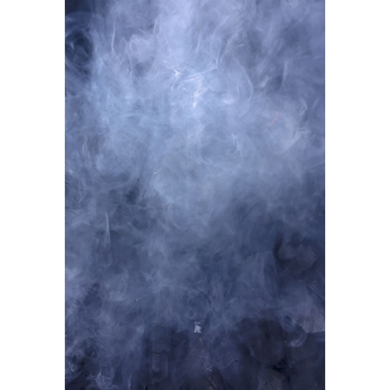 Avezano Bluish Violet Smoke-Filled Abstract Texture Master Backdrop For Photography-AVEZANO