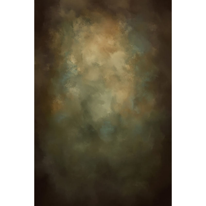 Avezano Atrovirens Abstract Watercolour Texture Master Backdrop For Portrait Photography-AVEZANO