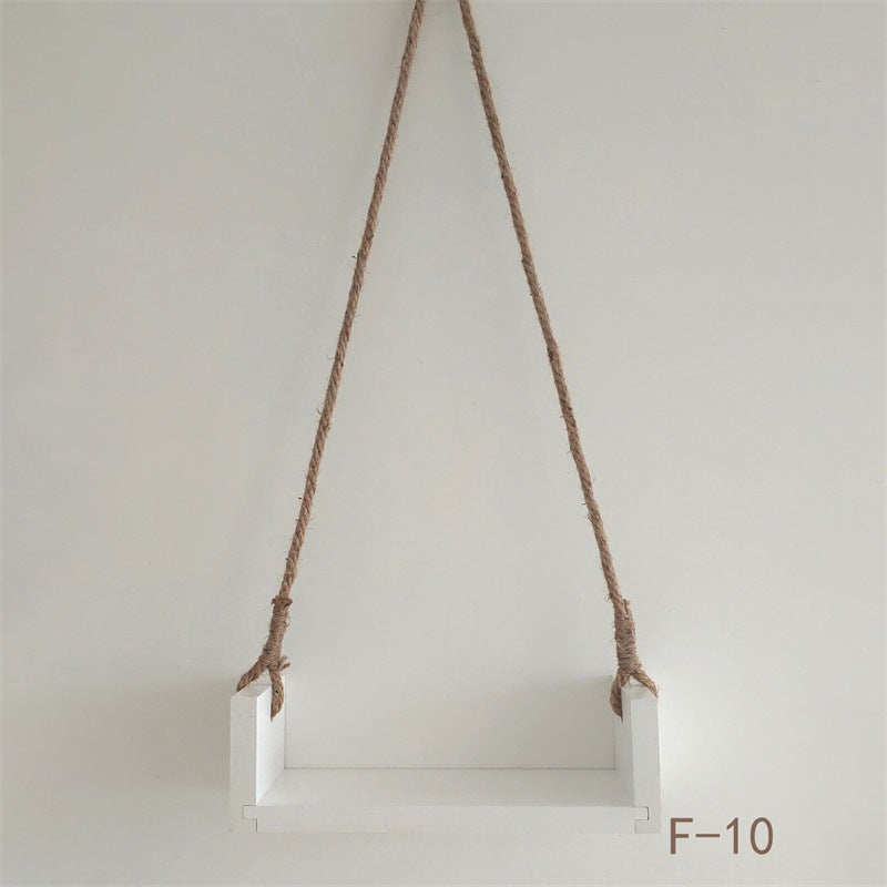 Avezano Newborn Wooden Swing Board Props