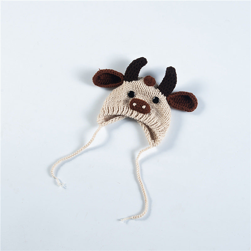 Avezano Ensemble de fils de laine de coton au lait pour vêtements de photographie pour enfants