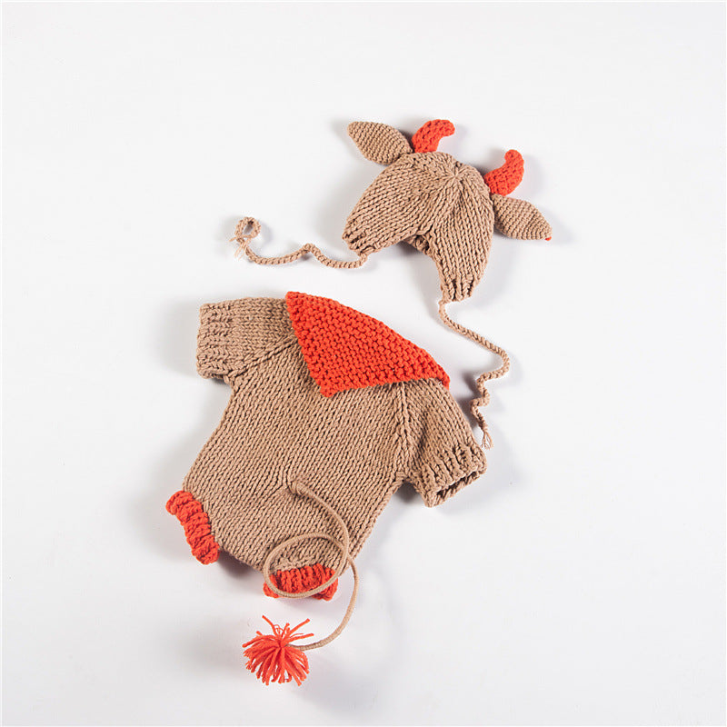 Avezano Baby 100 Days Handmade Wool Knitted Set