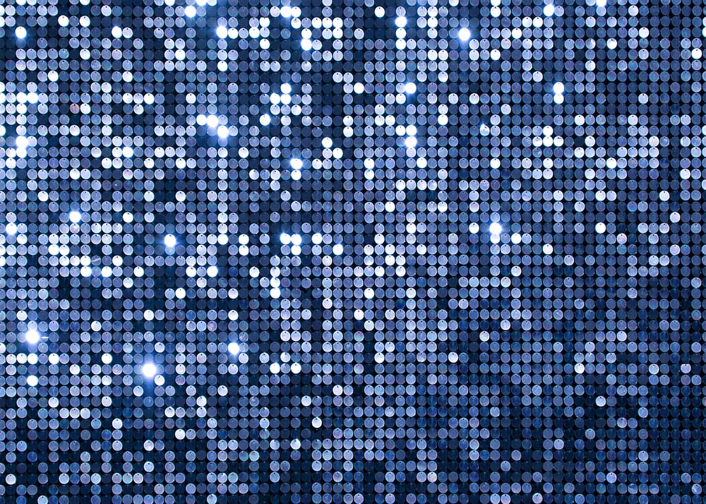 Avezano Blue Sequins Bokeh Photography Backdrop-AVEZANO