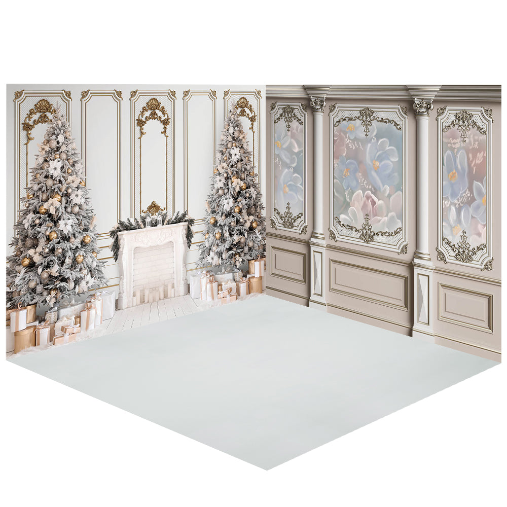 Avezano Elegant Room Photography Backdrop Room Set-AVEZANO