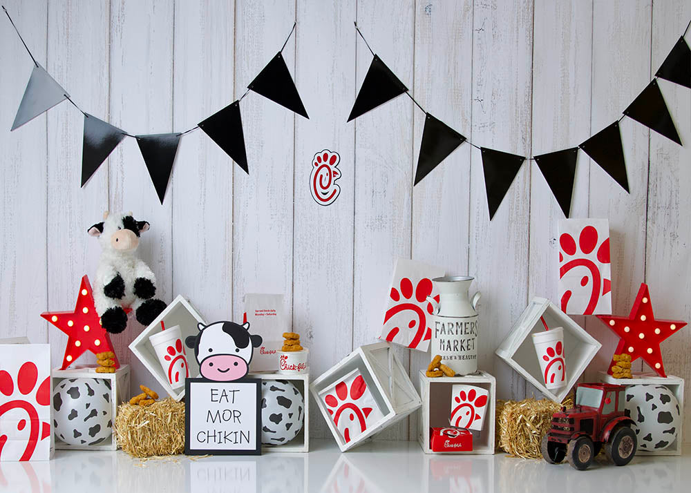 Avezano Cute Cow Series Photography Background by Stefany Figueroa-AVEZANO