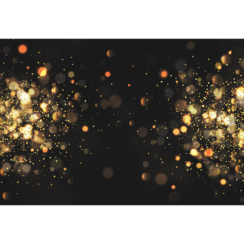 Avezano Black Tone With Gold Sparkle Bokeh Backdrop For Photography-AVEZANO