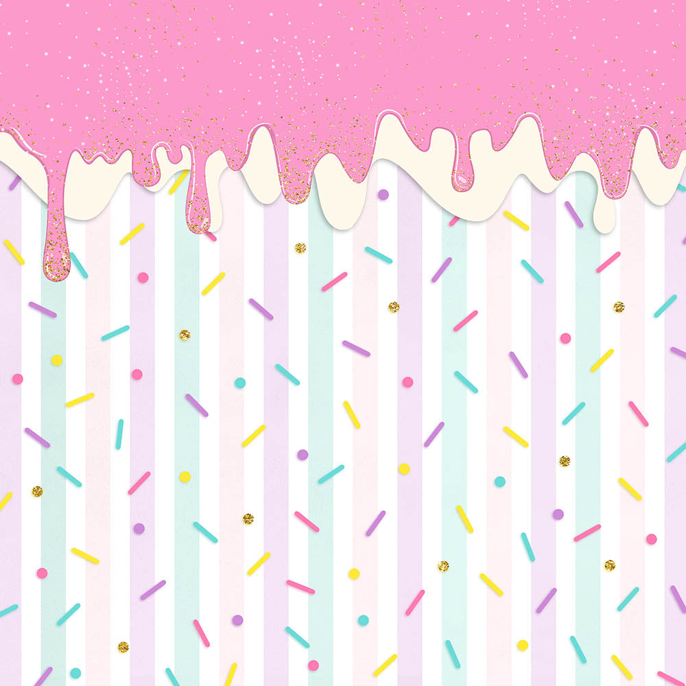 Avezano Summer Donut Theme Birthday Party Photography Background