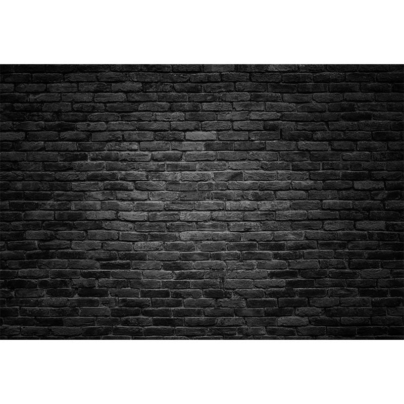 Avezano Dark Gray Brick Wall Texture Master Backdrop For Portrait Photography-AVEZANO
