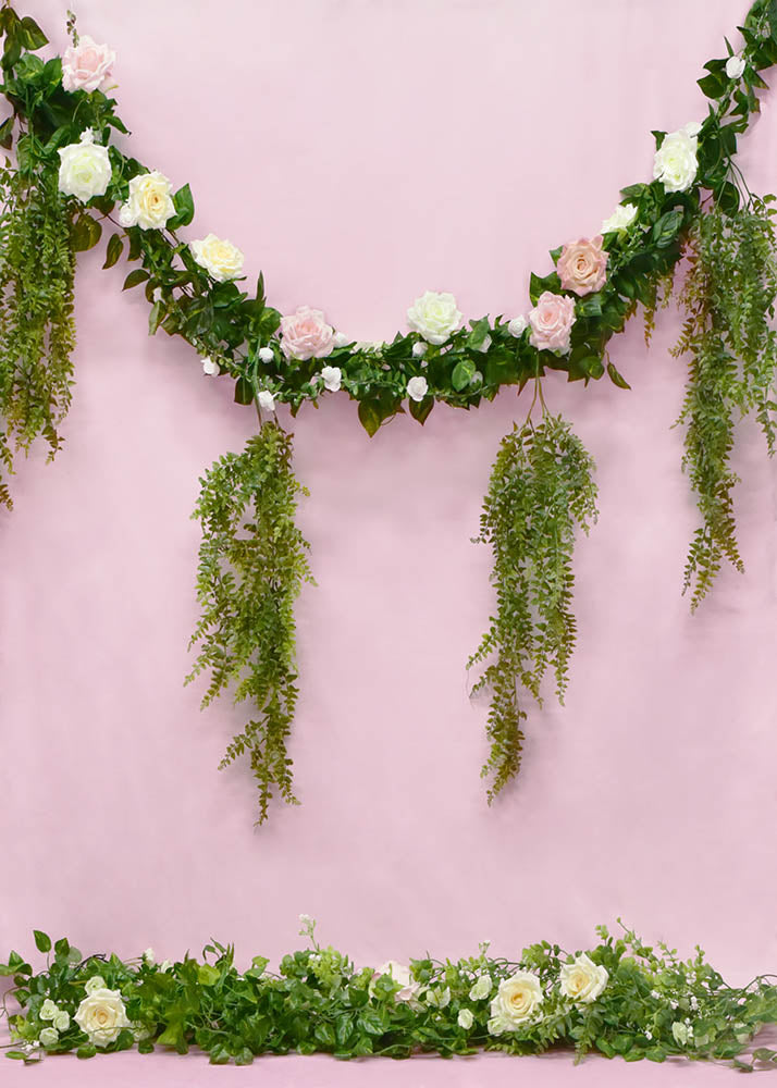 Avezano Spring Flower Vine Photography Backdrop-AVEZANO