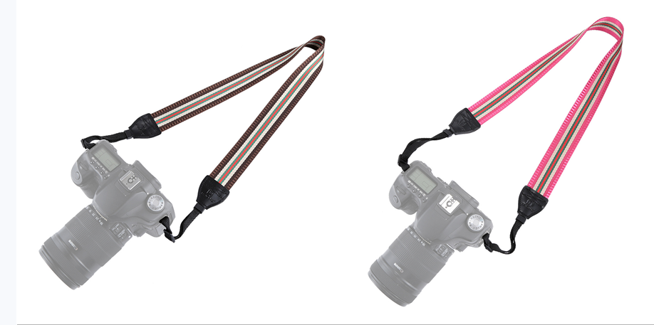 Avezano Retro Ethnic Style Multi-color Series Butterflies Shoulder Neck Strap Camera Strap for SLR / DSLR Cameras