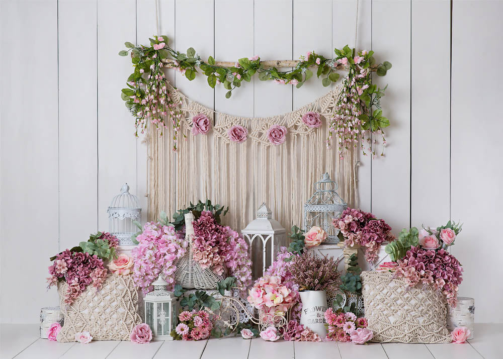 VIP Avezano Boho Garden Photography Backdrop