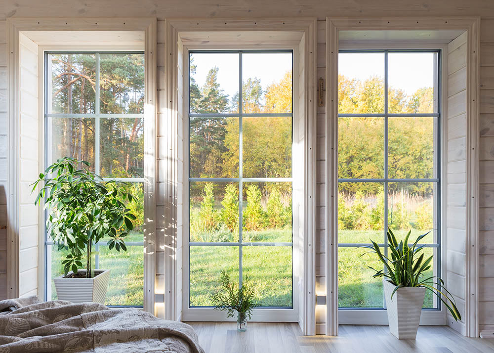 Avezano Floor-To-Ceiling Window Spring View Photography Backdrop-AVEZANO