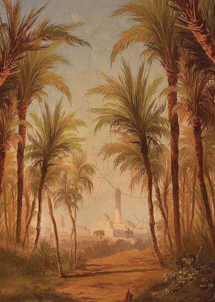 Avezano Rain Forest Oil Painting Style Photography Backdrop-AVEZANO