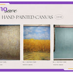 Save hand-painted canvas