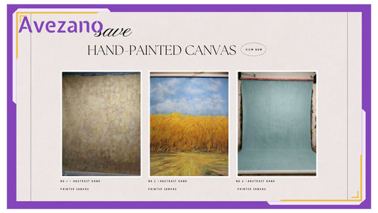 Save hand-painted canvas