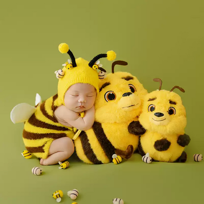 Avezano Newborn Little Bee Plush Theme Photography Props