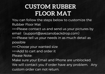 Avezano Custom Rubber Floor Mat