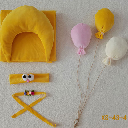 Avezano Newborn Photography Prop Set Swaddle Wrap with Hat