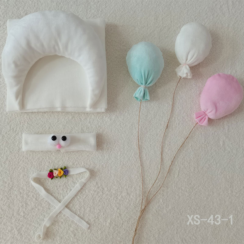 Avezano Newborn Photography Prop Set Swaddle Wrap with Hat