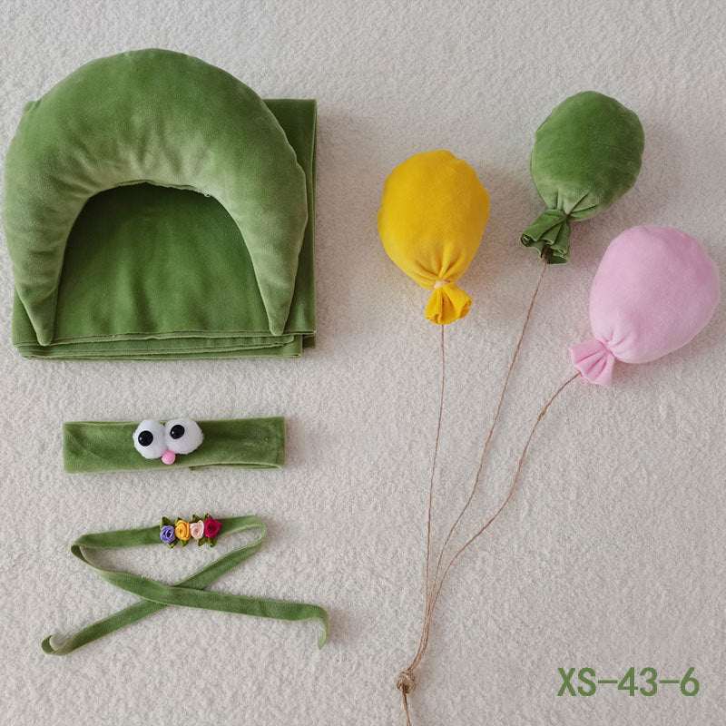 Avezano Newborn Photography Prop Set Swaddle Wrap with Hat