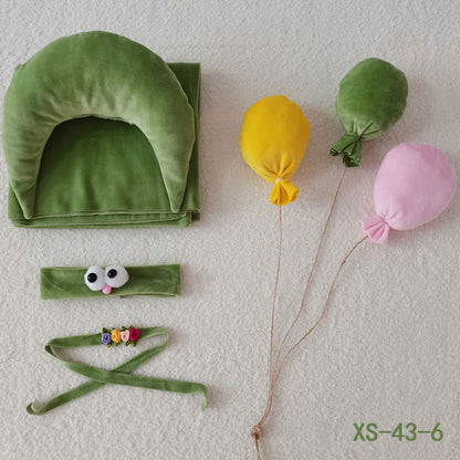Avezano Newborn Photography Prop Set Swaddle Wrap with Hat