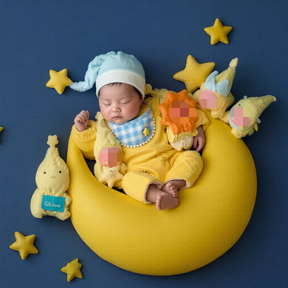 Avezano Newborn Moon and Stars Theme Set of Photography Props