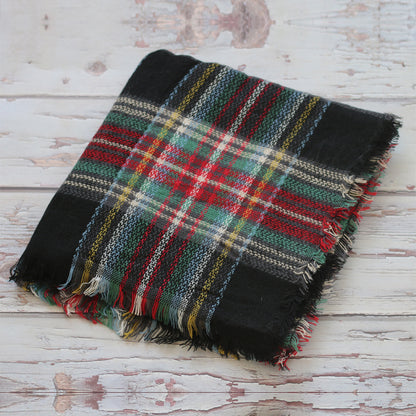 Avezano Newborn Christmas Hat Wrap And Blanket Set For Photoshoot