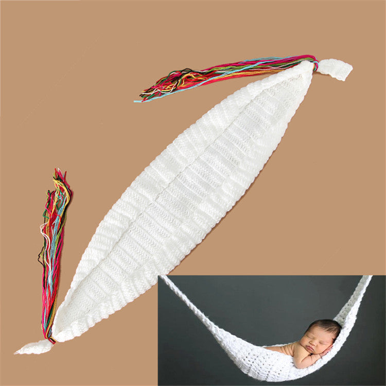 Avezano Newborn Knitted Hammock Photo Prop for Baby Photography
