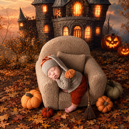 Avezano Newborn Halloween Themed Photography Prop Set