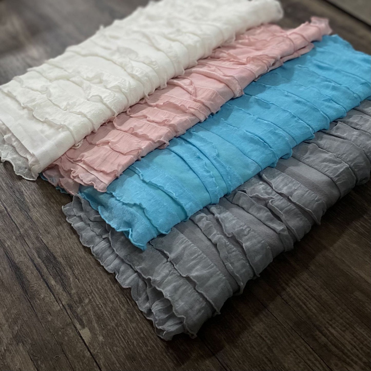 Avezano Mint Edge Newborn Swaddle Wrap Monthly Photo Prop