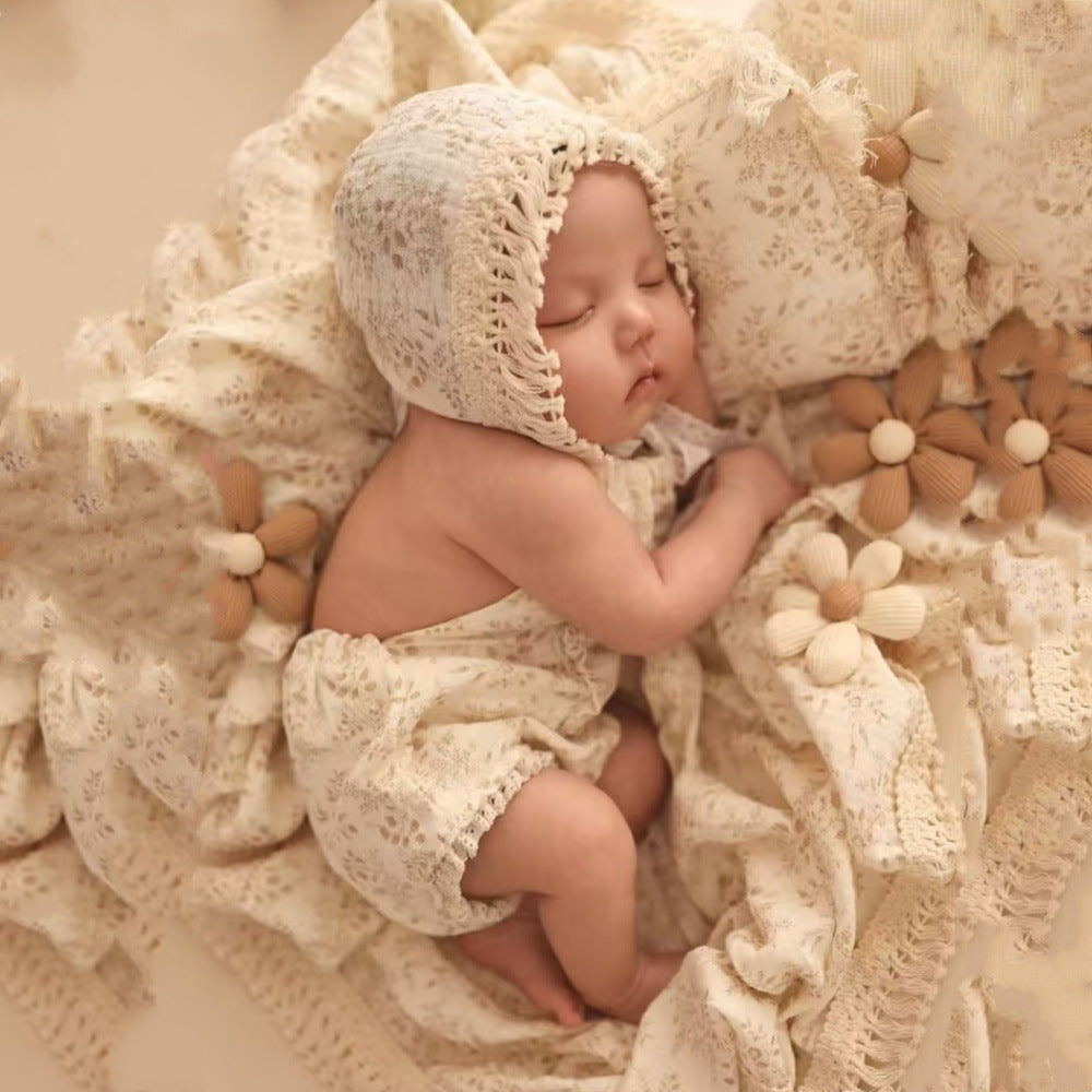 Avezano Newborn lace Set Photography Props Clothing