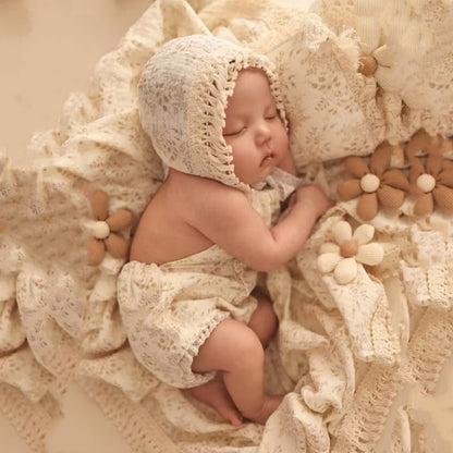 Avezano Newborn lace Set Photography Props Clothing