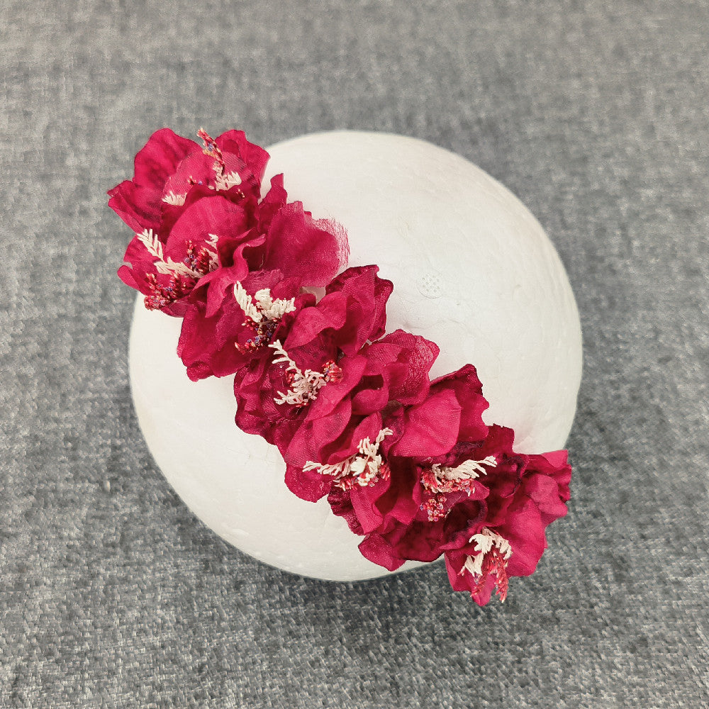 Avezano Newborn Kid Floral Headband Ombre Flower Photo Prop