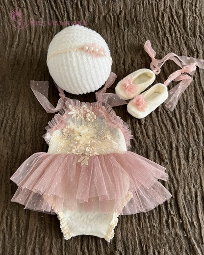 Avezano Lace Jumpsuit Newborn Outfit for Kids Photography