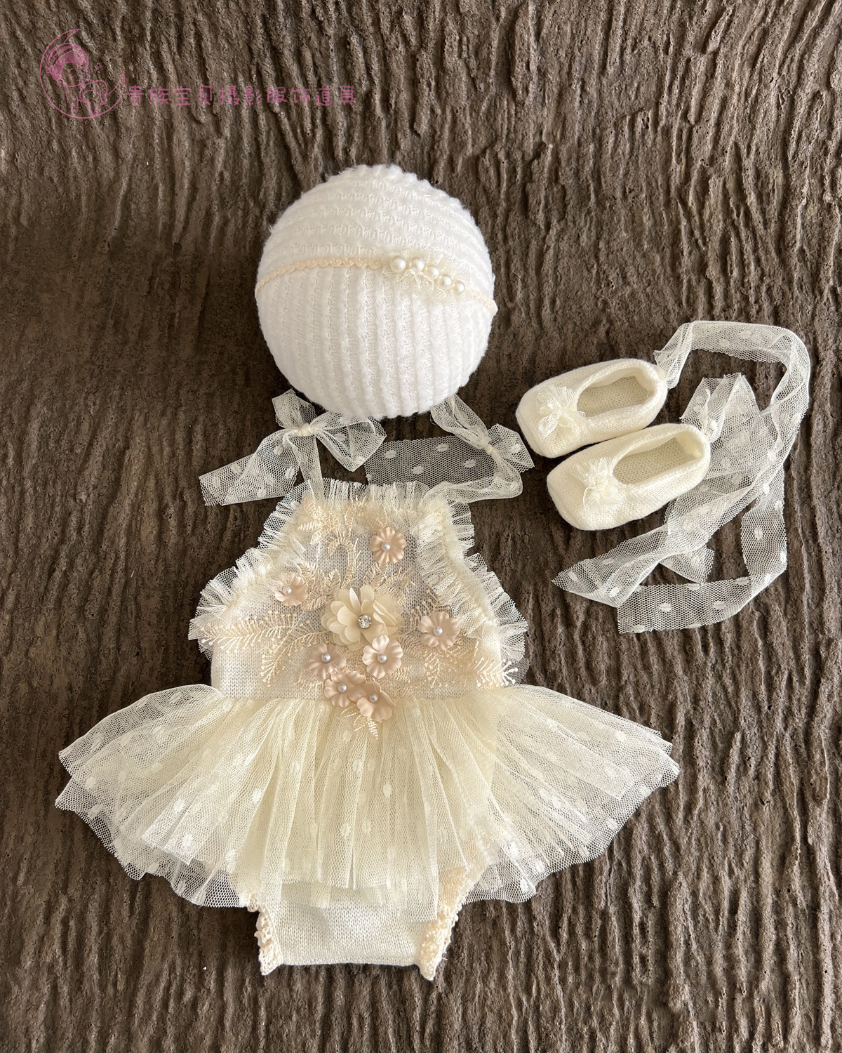 Avezano Lace Jumpsuit Newborn Outfit for Kids Photography