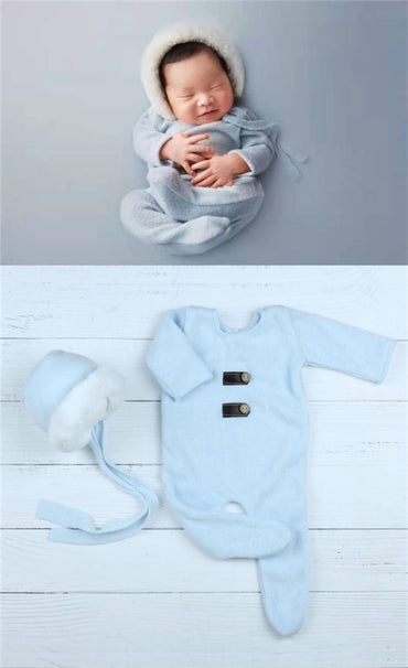 Avezano Newborn Photography Costume Props Full Moon Baby Photography