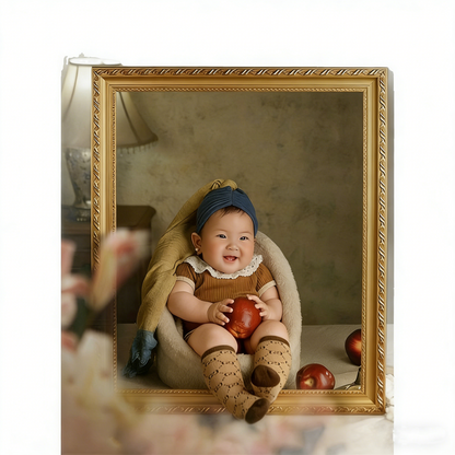 Avezano Pearl Girl Theme Photography Props for Newborn and Baby Photoshoot