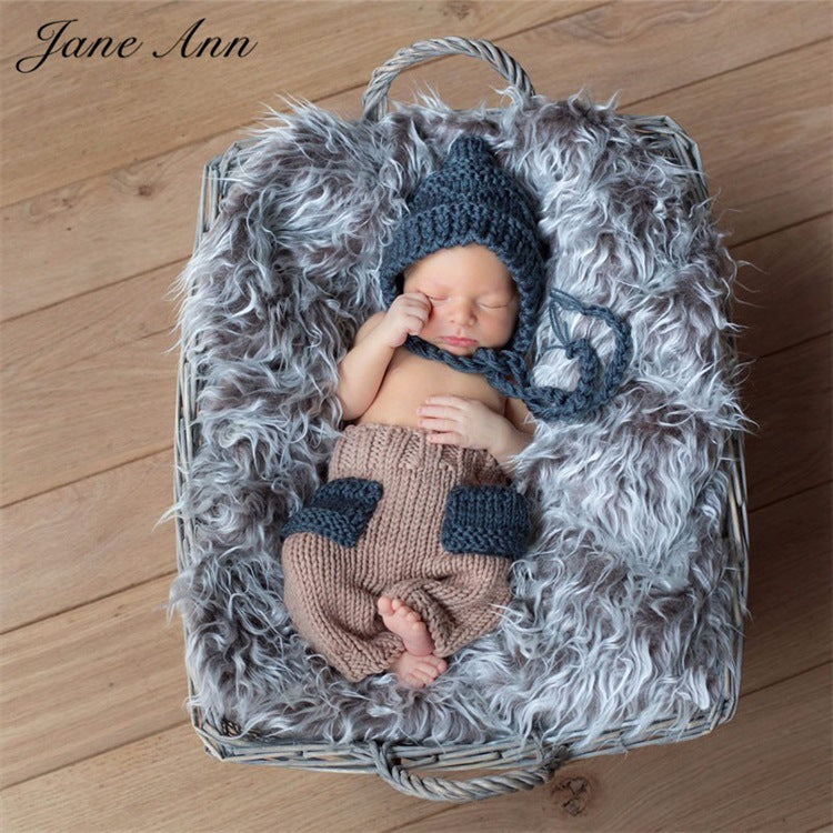 Avezano Knitted Newborn Outfit Photography Props