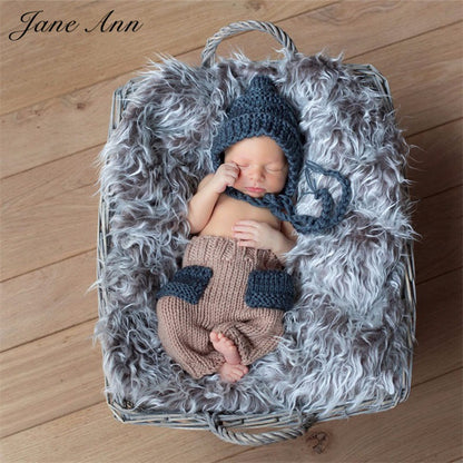Avezano Knitted Newborn Outfit Photography Props