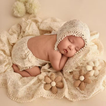 Avezano Newborn lace Set Photography Props Clothing